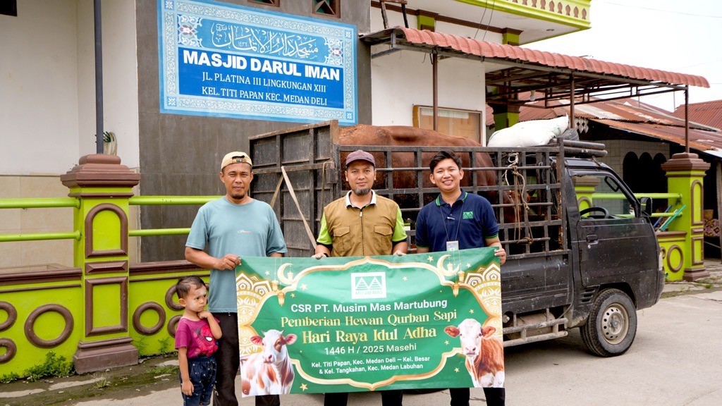 Ini Doa dan Harapan Warga Penerima Hewan Kurban untuk Idul Adha 1446 H dari Musim Mas Group