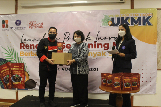 Tambah Kebaikan Sawit, BPDPKS dan IPB Launching Rendang Sawit