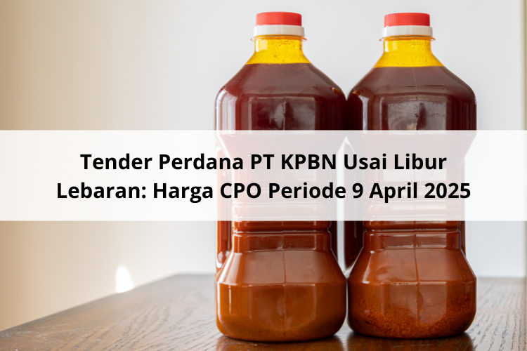 Tender Perdana PT KPBN Usai Libur Lebaran: Anjlok Parah Harga CPO Periode 9 April 2025