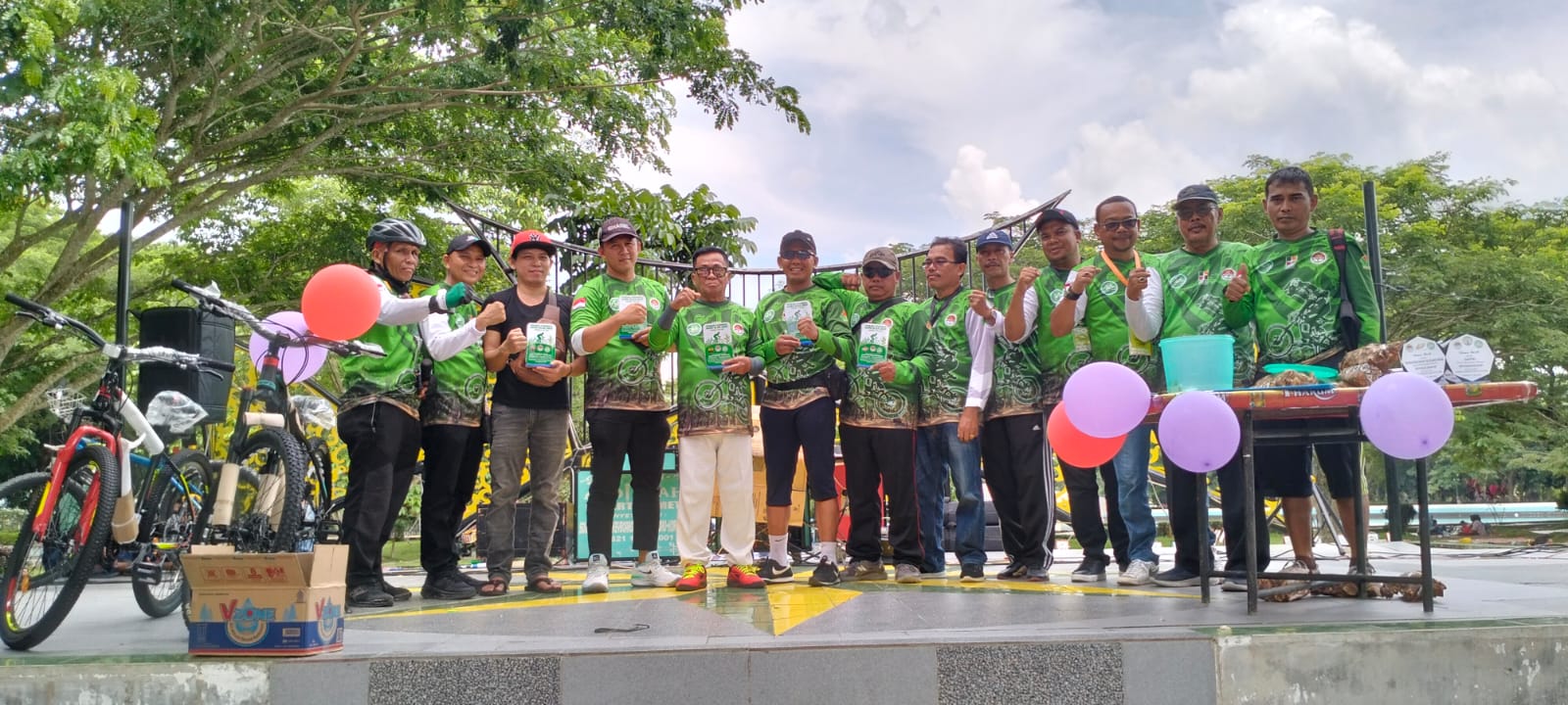 Kampanyekan Sawit Baik Melalui Gowes Agro Wisata di Asahan