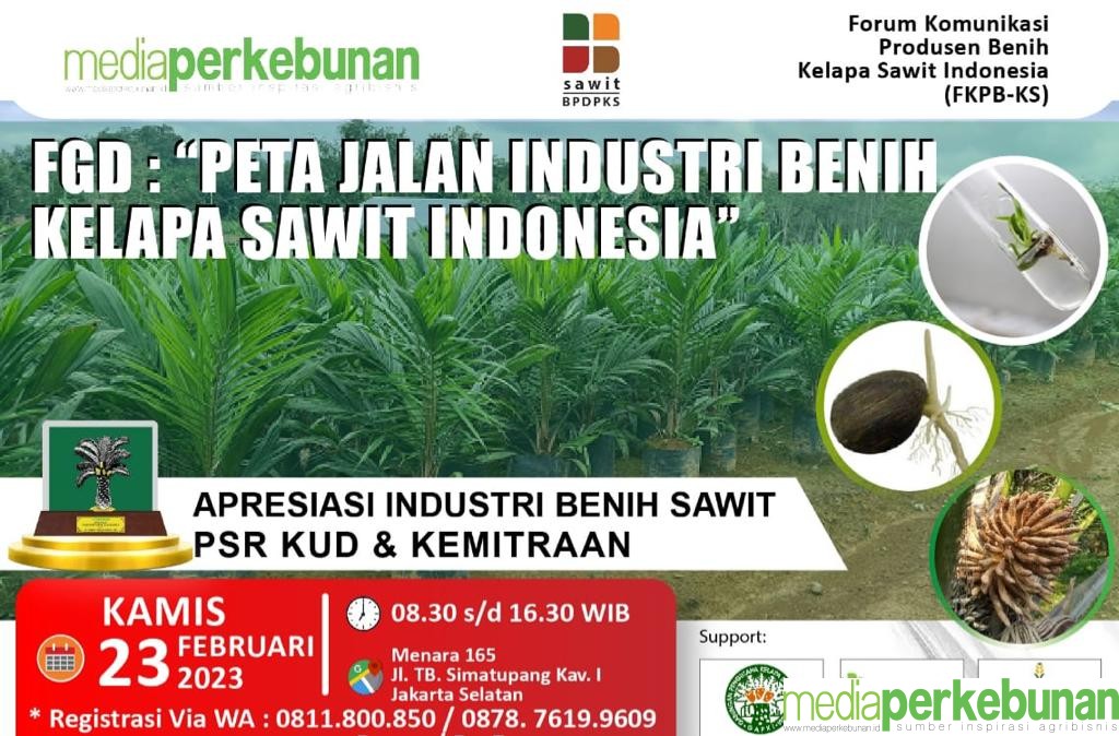 BPDPKS dan Media Perkebunan Gelar FGD Peta Jalan Industri Benih Sawit