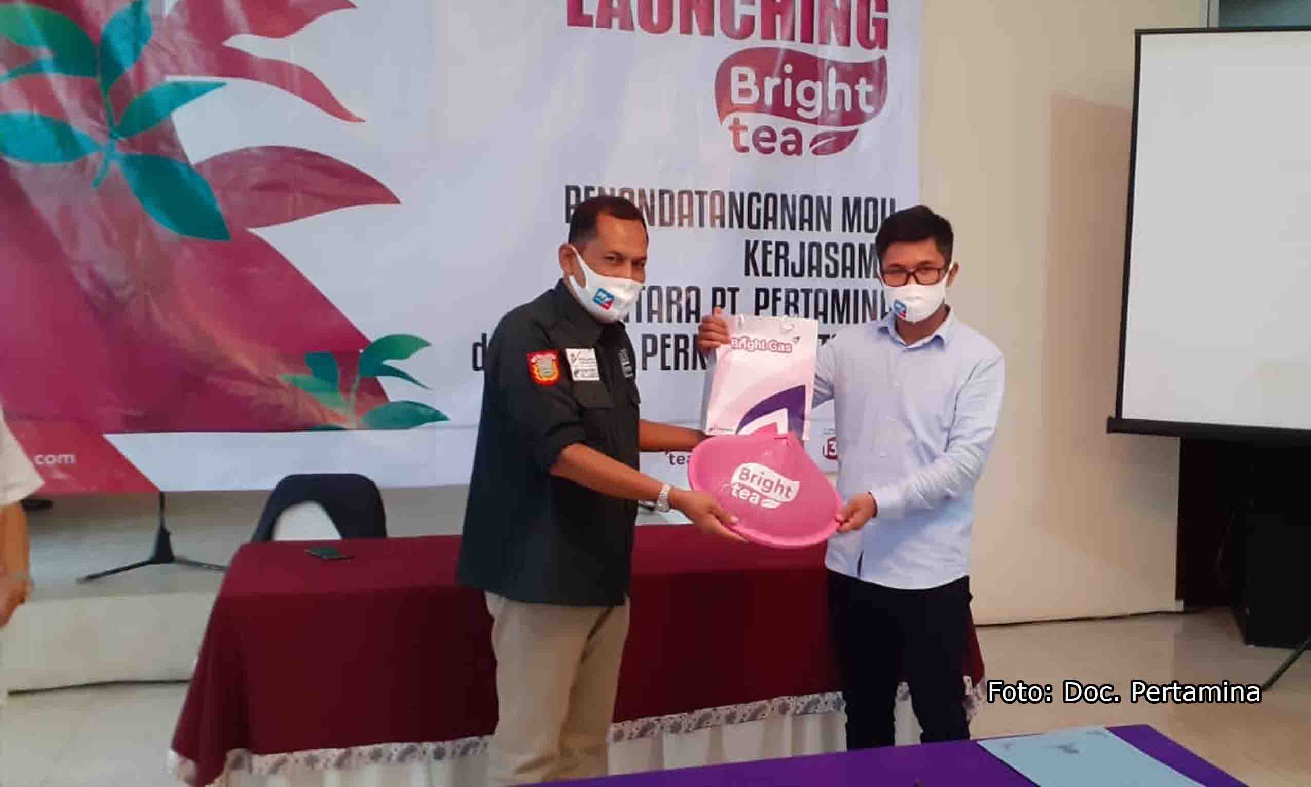 Perkebunan Tambi Gandeng Pertamina Luncurkan Bright Tea