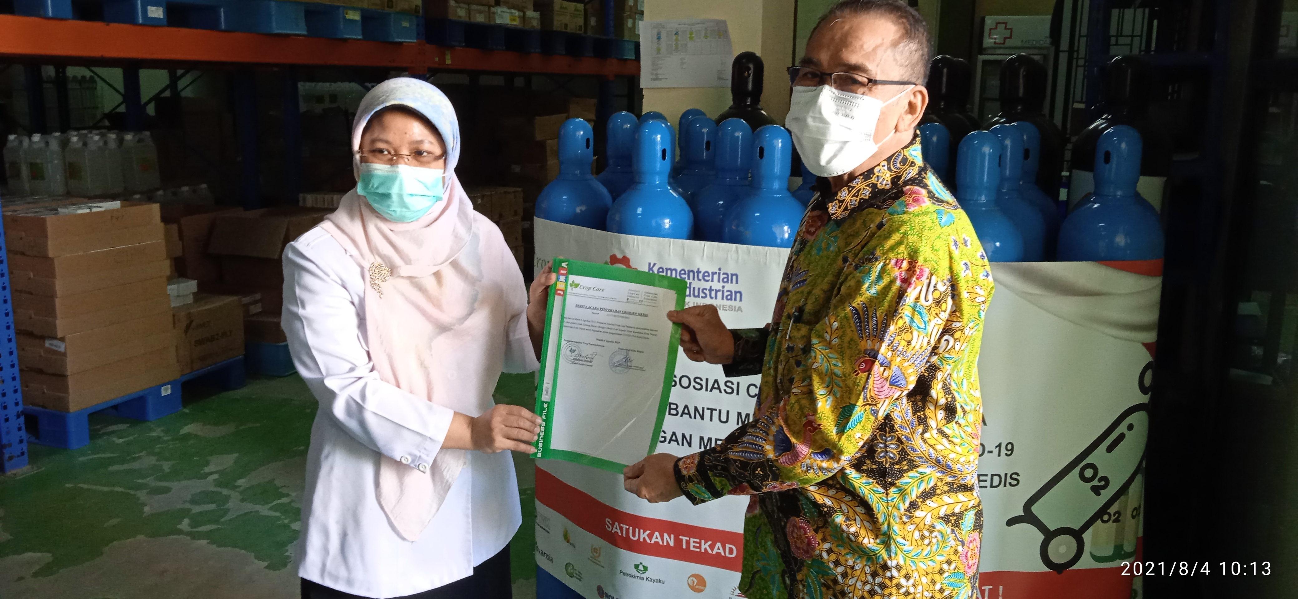 Crop Care Bantu Oksigen Kota Depok dan Tangsel