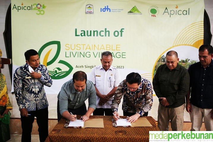 Apical, IDH Tandatangani Program Kemitraan “Sustainable Living Village”