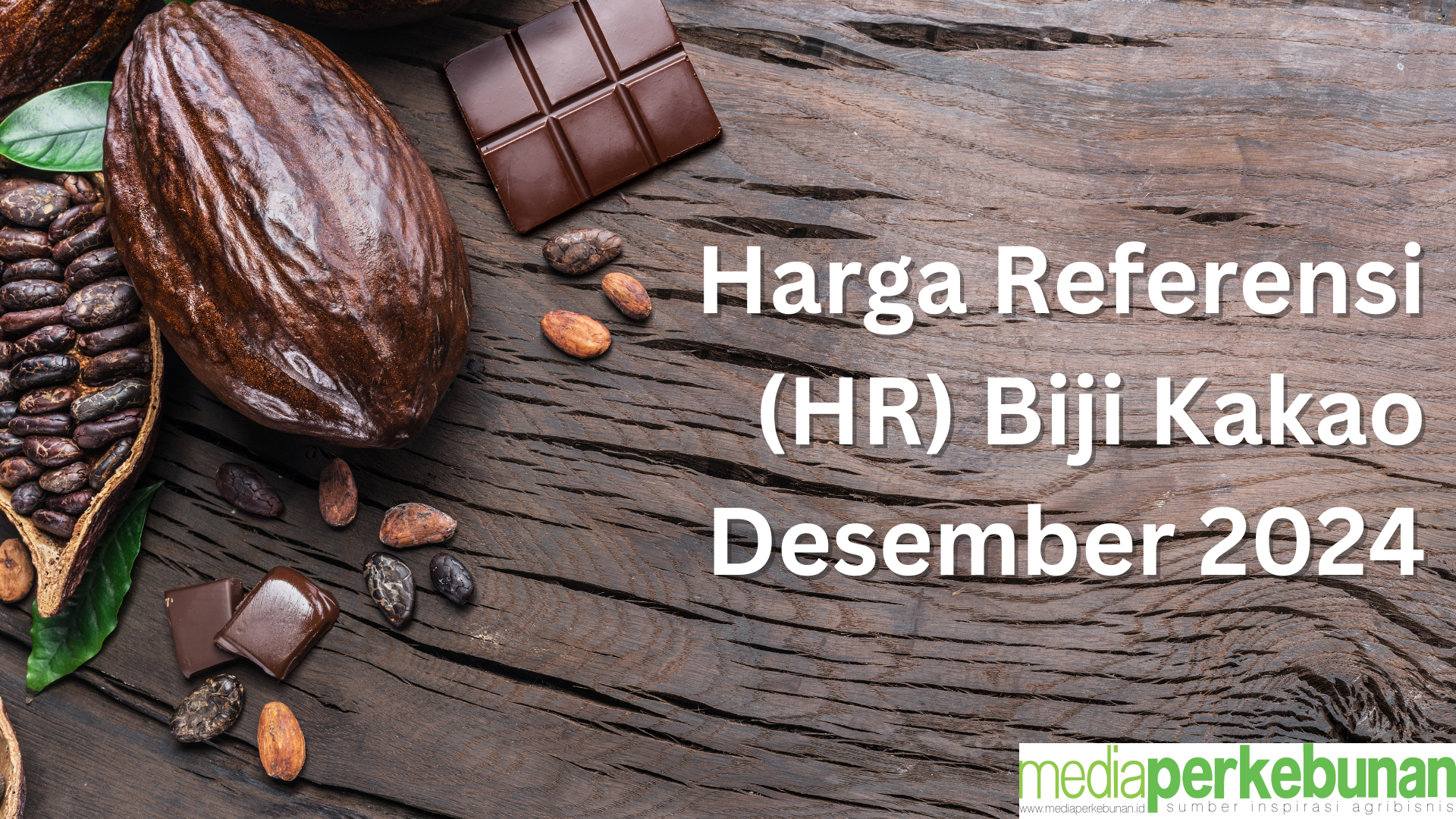 Kenaikan Harga Referensi Biji Kakao Desember 2024
