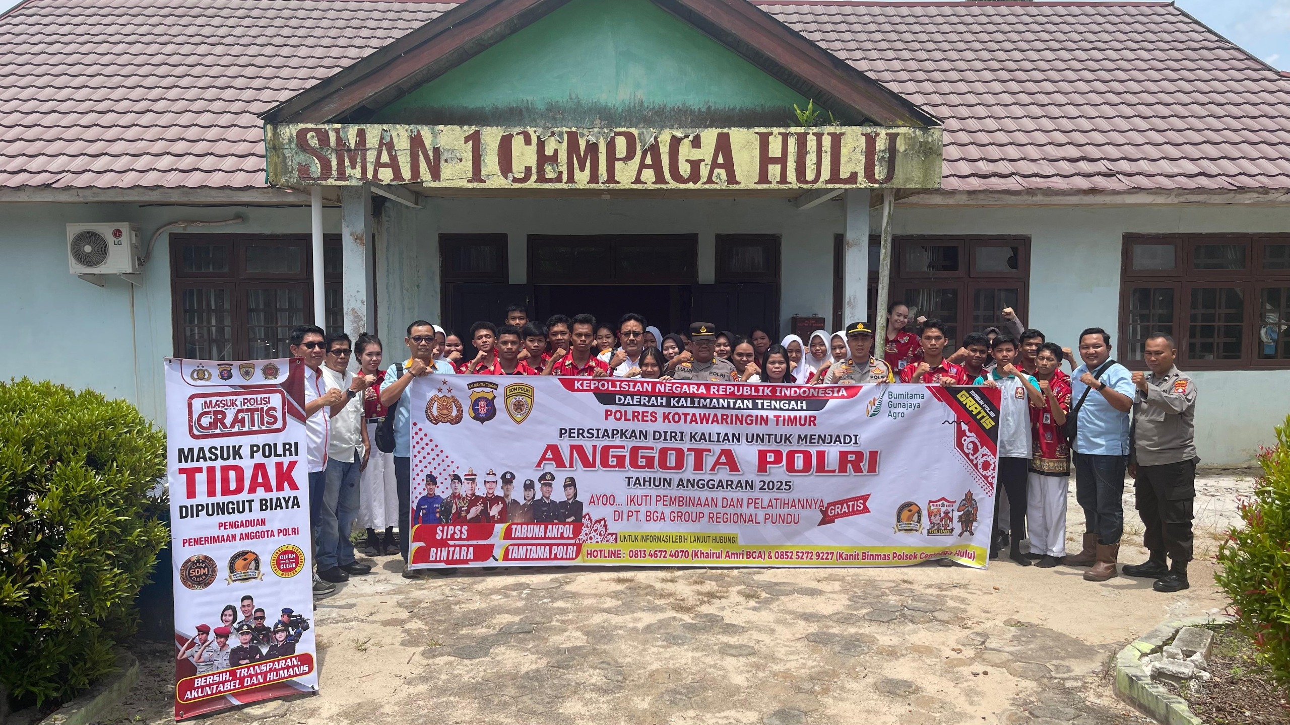 Bumitama (BGA Group) Dorong Pemuda Desa Raih Mimpi Jadi Abdi Negara