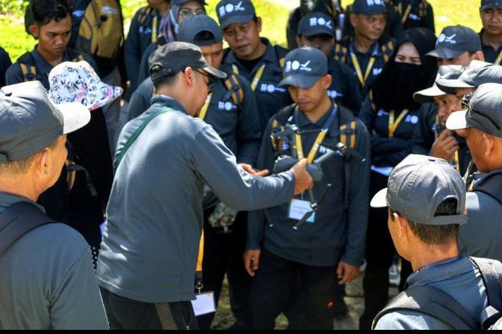 Semangatnya Petani Bengkulu Gunakan Drone dalam Pelatihan Pemetaan Lahan Sawit