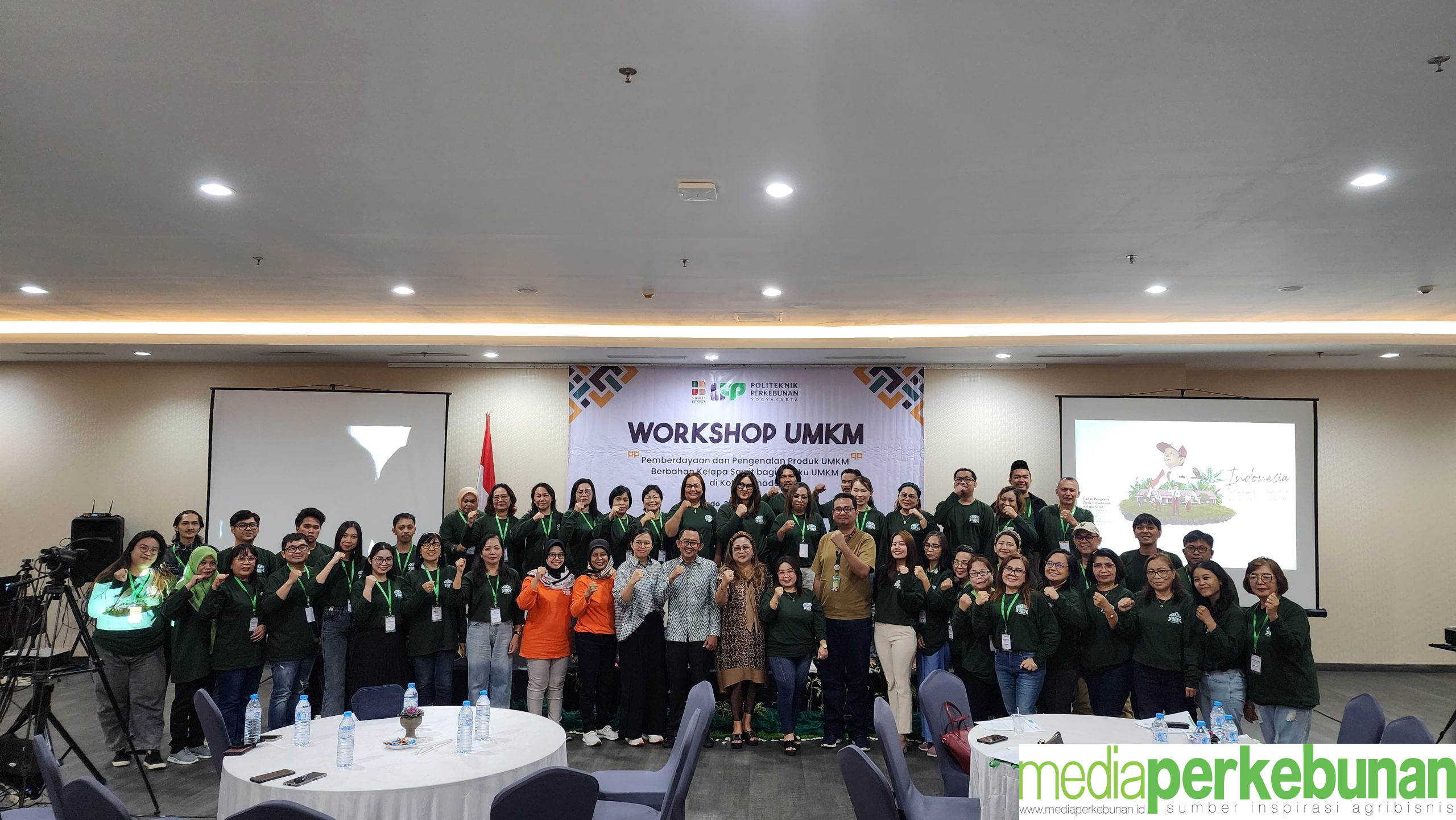 Politeknik LPP Yogyakarta bersama Badan Pengelola Dana Perkebunan Kelapa Sawit Gelar Workshop Pemberdayaan Produk UMKM Berbahan Kelapa Sawit di Kota Manado