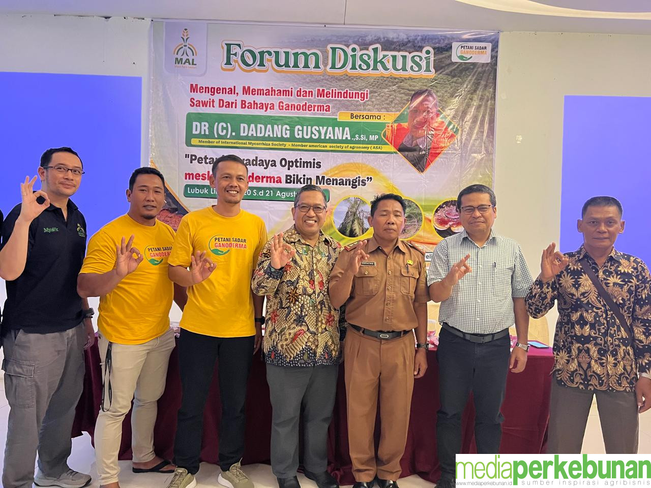 Resmi Digelar, Forum Diskusi: Petani Swadaya Optimis meski Ganoderma Bikin Menangis