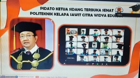 Poltek CWE Wisuda Angkatan XII Secara Online