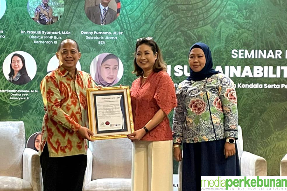 PT Kalimantan Ria Sejahtera Raih Sertifikasi ISPO, Komitmen Tinggi pada Keberlanjutan
