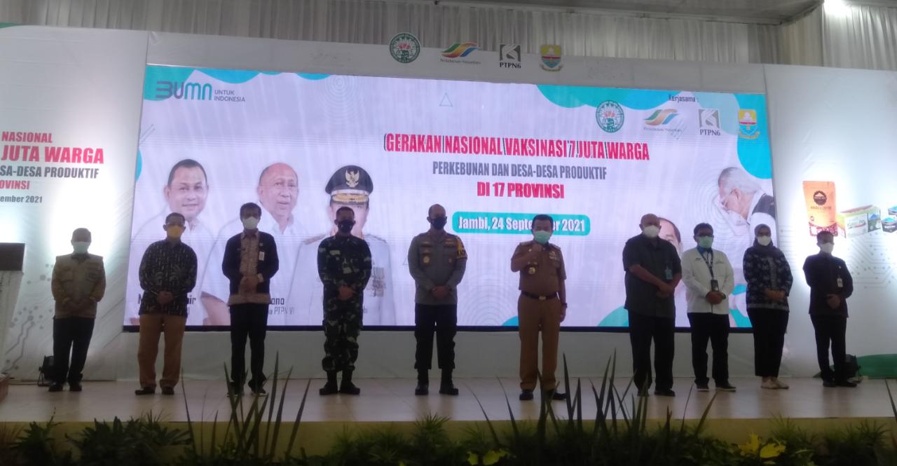 PTPN VI GELAR VAKSINASI
