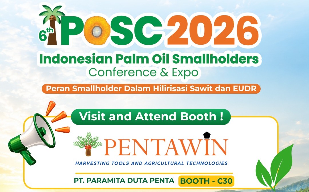 Hadir di IPOSC 2026, Pentawin Perkenalkan Angkong Roda Besar untuk Angkut TBS di Areal Gambut