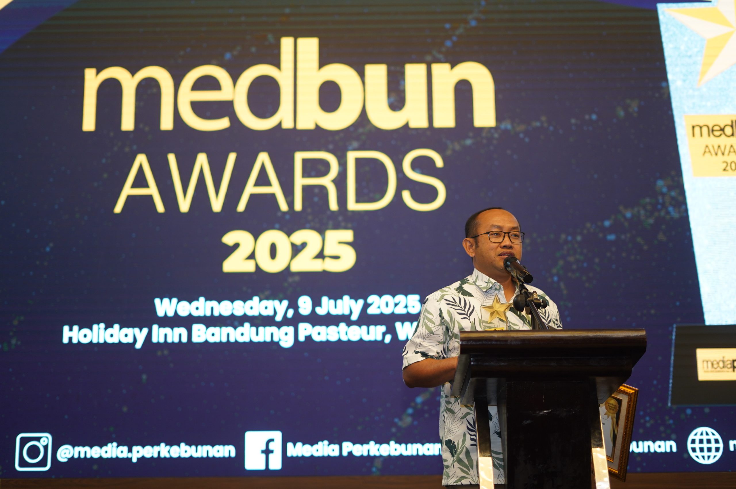 PT Socfindo Raih Penghargaan Inisiator Produsen Benih Sawit Unggul Varietas Supermale (SM) di Medbun Awards 2025
