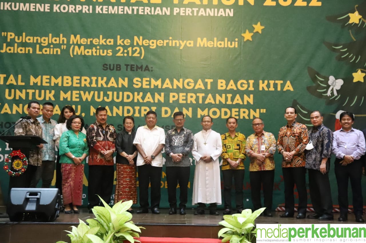 Perayaan Natal Kementan, SYL Ajak Umat Kristen Bersama Sukseskan Program Pertanian 2023