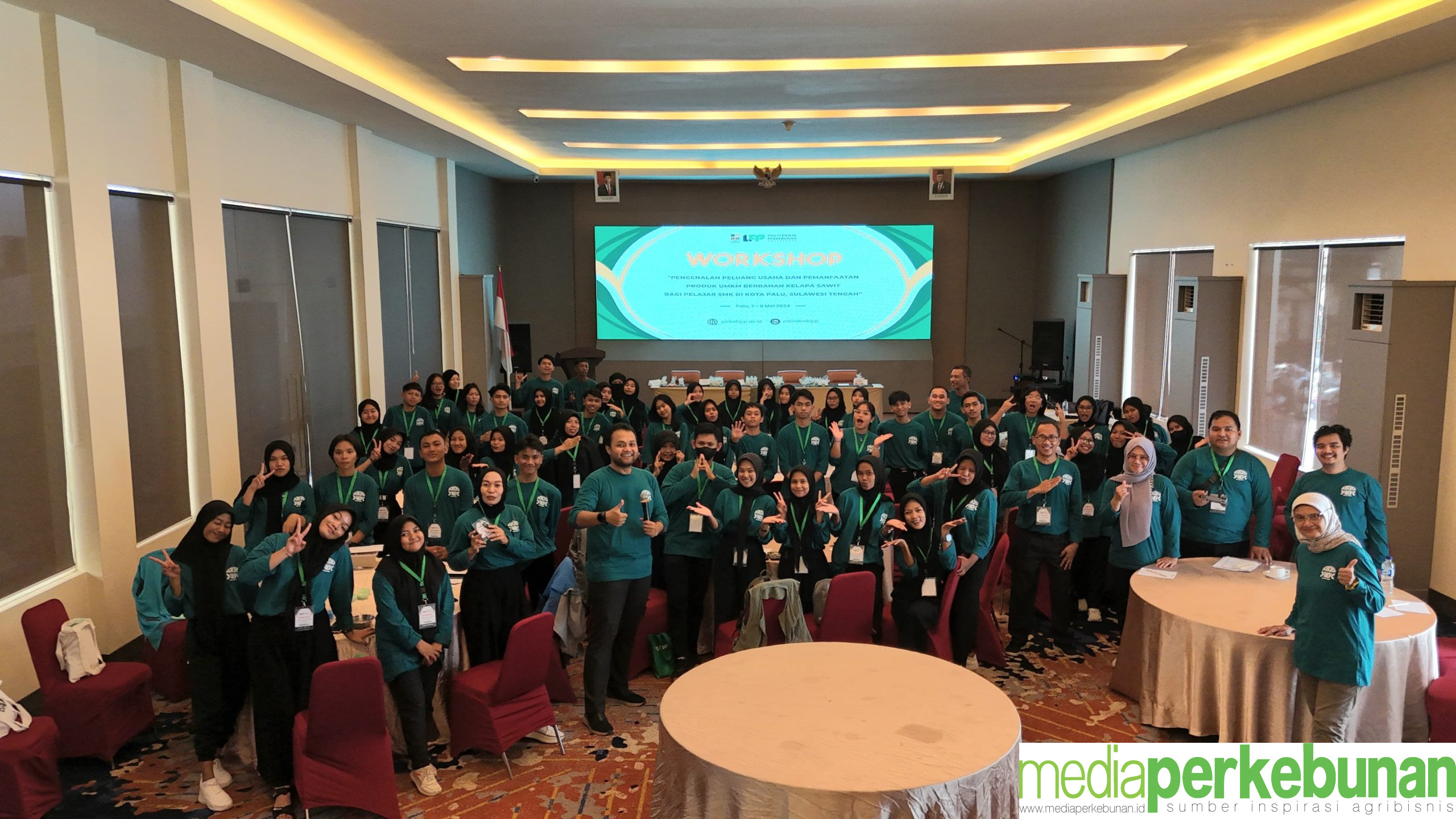 Badan Pengelola Dana Perkebunan Kelapa Sawit dan Politeknik LPP Yogyakarta  Gandeng Siswa/i SMK se- Kota Palu Gelar Workshop Pembuatan Produk UKM Berbahan Sawit