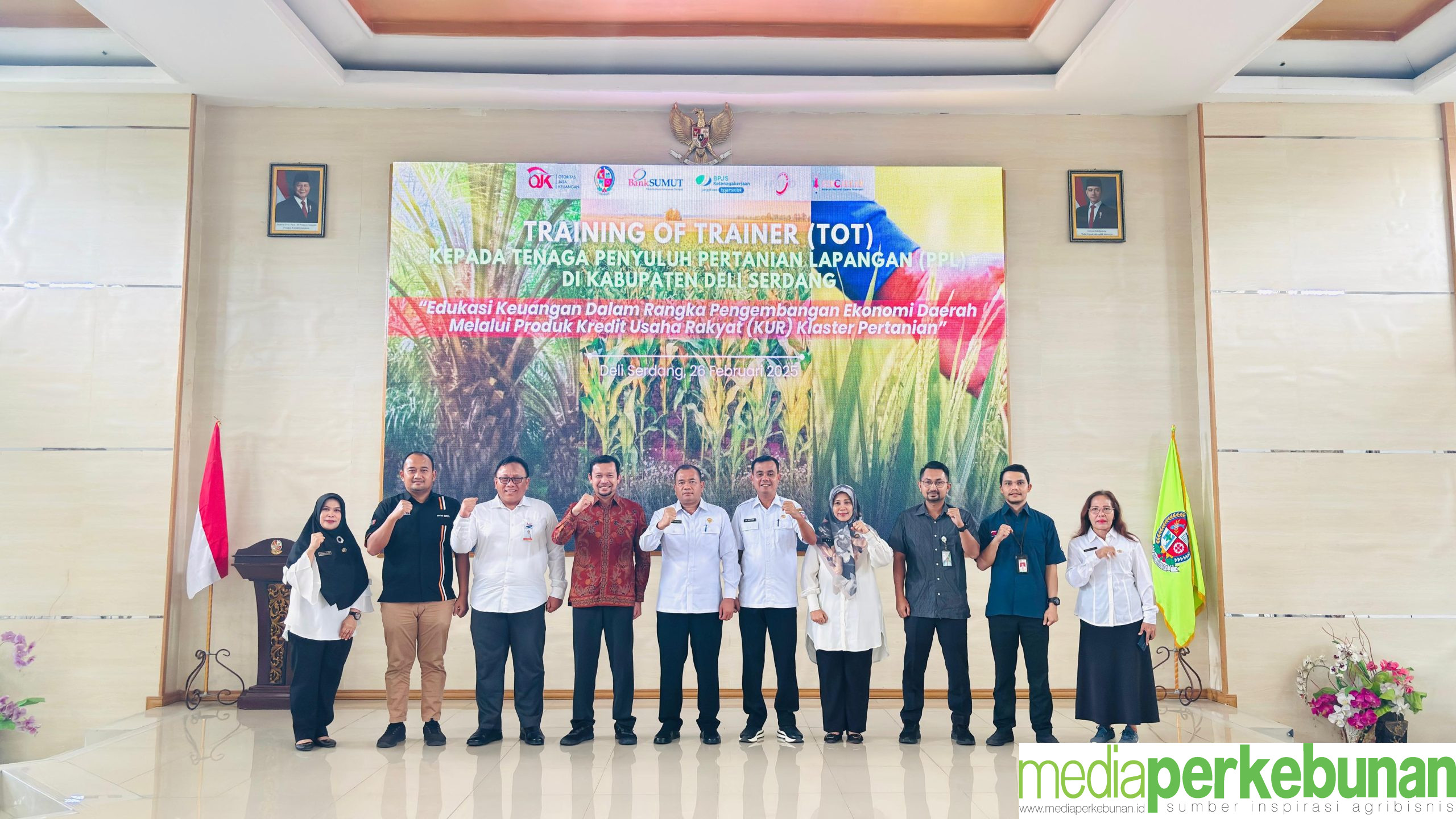 Edukasi KUR ke Pekebun, OJK Sumut Lakukan Ini ke Tenaga PPL