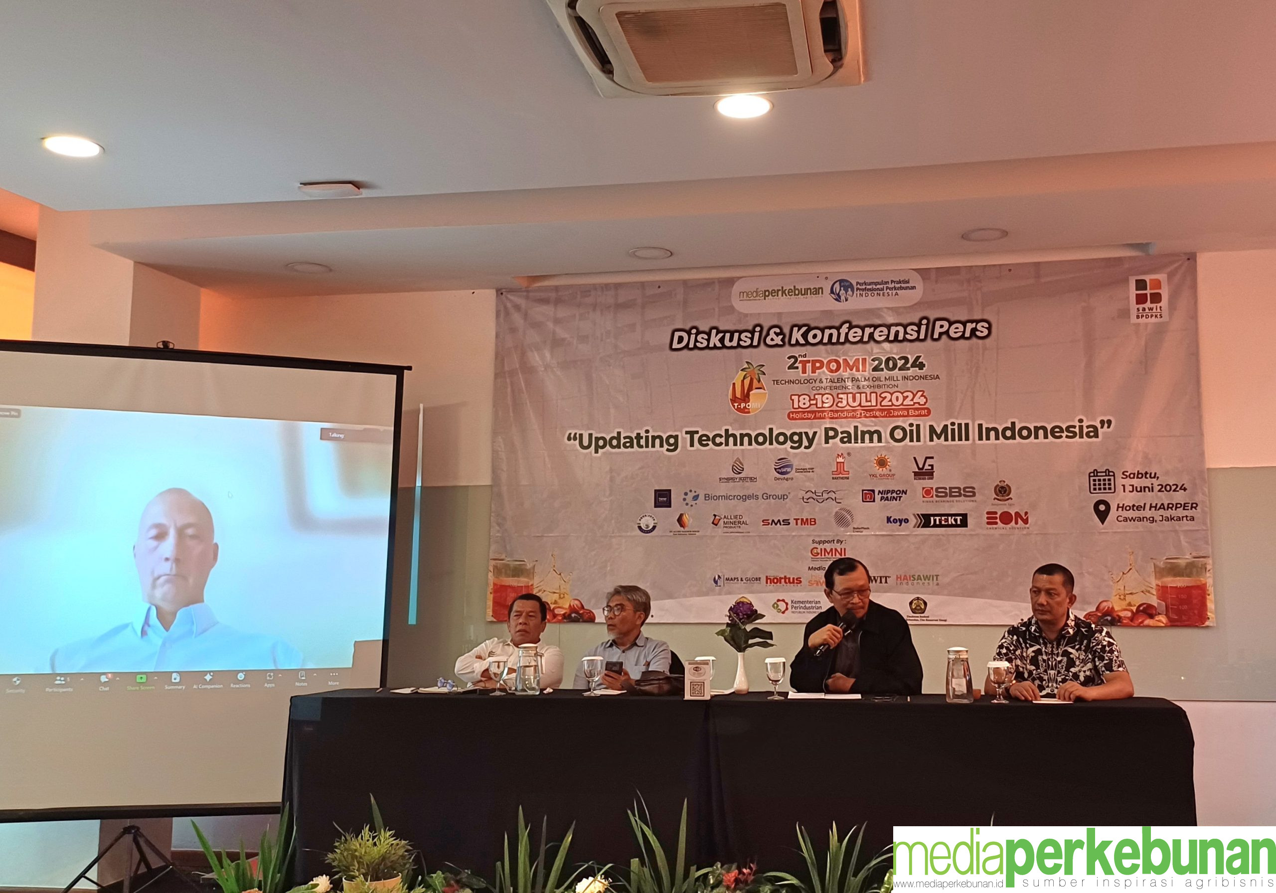 Diskusi Jelang TPOMI 2024: Teknologi Terbaru Pada Industri Sawit